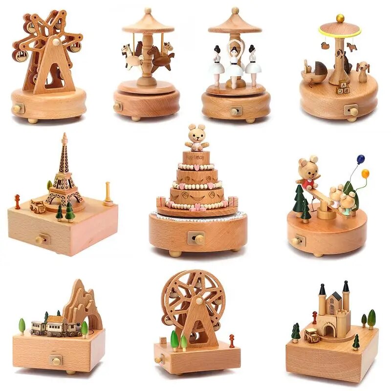 Wooden Musical Box for Kids