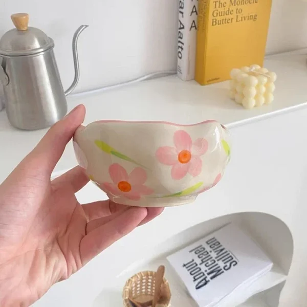 Handmade irregular ceramic bowl - Image 5