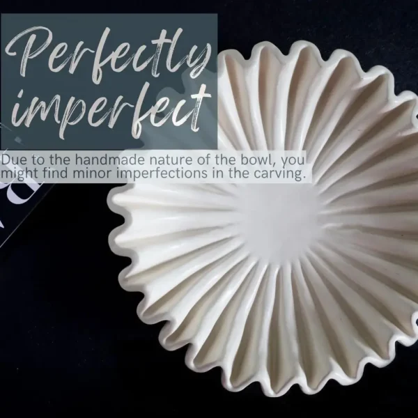 Elegant ruffle decorative bowl - Image 6