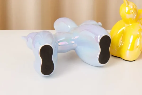11cm Mini Ceramic Balloon Dog Abstract Ornament - Image 8