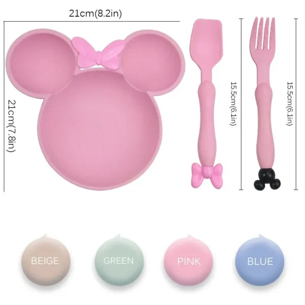 3Pcs/set Baby Bowl Tableware Set - Image 5