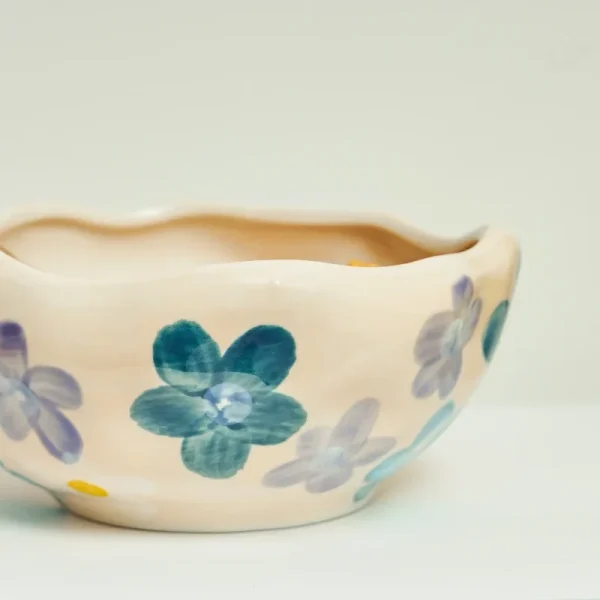 Handmade irregular ceramic bowl - Image 6