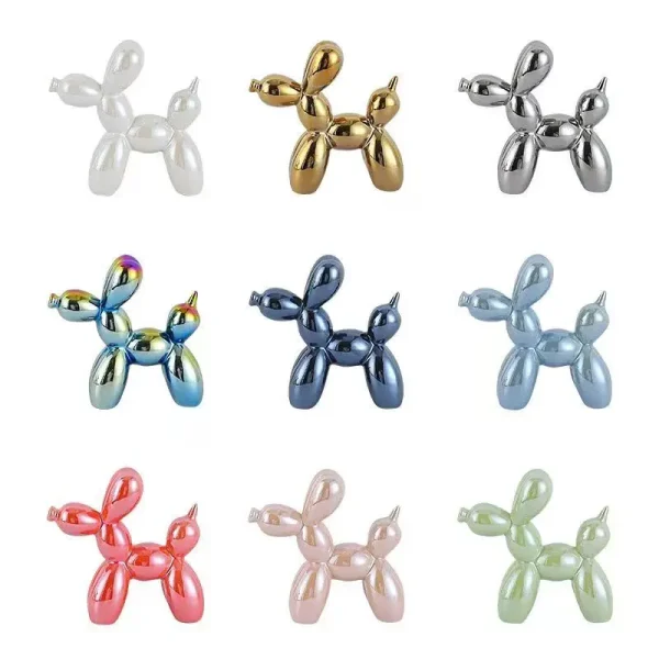 11cm Mini Ceramic Balloon Dog Abstract Ornament - Image 5
