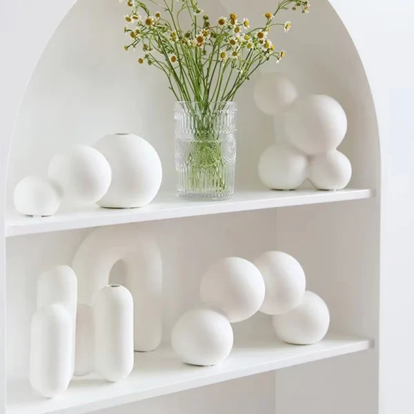 Nordic style bubble vases for home - Image 6