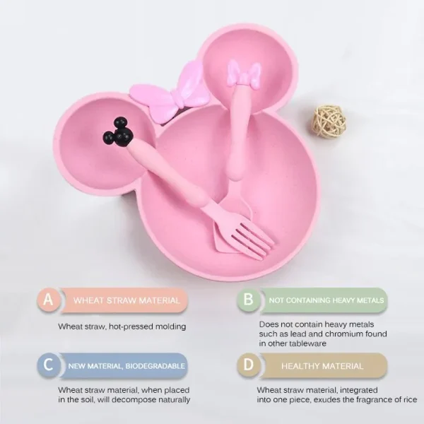 3Pcs/set Baby Bowl Tableware Set - Image 6